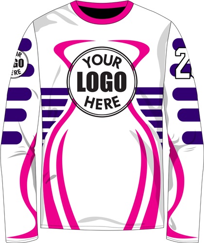 Unisex Crew Cobra Cool Performance Long Sleeve Sublimated Jersey