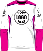 Unisex Crew Pump Cool Performance Long Sleeve Sublimated Jersey