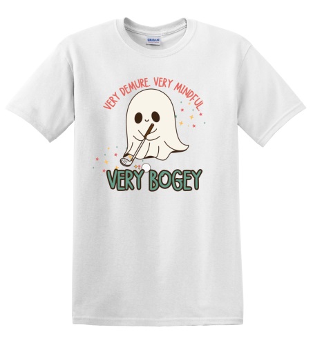 Epic Adult/Youth Very Cutesy Ghosties Golf Bogey Cotton Graphic T-Shirts. Free shipping.  Some exclusions apply.