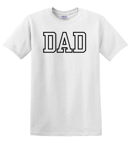 Epic Adult/Youth DAD varsity sports biggest fan blk Cotton Graphic T-Shirts. Free shipping.  Some exclusions apply.