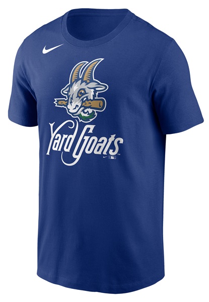 Nike MiLB Adult Short Sleeve Cotton Tee Hartford Yard Goats N199