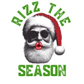 Epic Adult/Youth Rizz the Season Christmas Santa Kiss Cotton Graphic T-Shirts