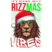 Epic Adult/Youth It's Giving Jolly Rizzmas Vibes Cotton Graphic T-Shirts