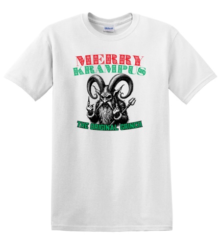 Epic Adult/Youth Merry Krampus The Original Grinch Cotton Graphic T-Shirts. Free shipping.  Some exclusions apply.