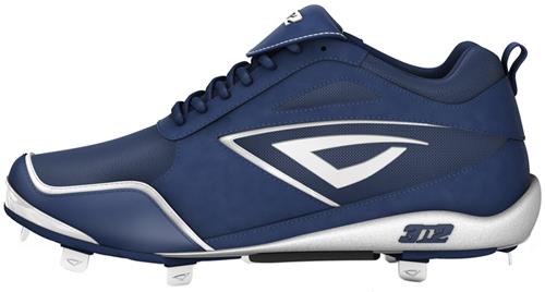 3n2 Women's Rally Fastpitch Metal Cleats Navy