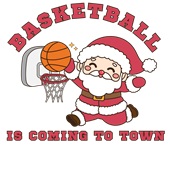 Epic Adult/Youth Basketball Is Coming To Town Santa Cotton Graphic T-Shirts