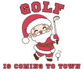 Epic Adult/Youth Golf Is Coming To Town Santa Cotton Graphic T-Shirts