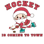 Epic Adult/Youth Hockey Is Coming To Town Santa Cotton Graphic T-Shirts