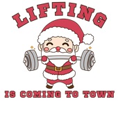 Epic Adult/Youth Lifting Is Coming To Town Santa Cotton Graphic T-Shirts