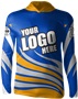 Long-Sleeve Sublimated Hood Tee - Custom "Fire" Cool Performance Unisex Warmup Gear