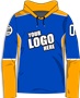 Long-Sleeve Sublimated Hood Tee - Custom "Pump" Cool Performance Unisex Warmup Gear