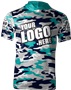 Sublimated Hood Tee - Custom "Camo" Cool Performance Unisex Tee