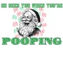 Epic Adult/Youth He Sees You When YOU'RE Pooping Santa 1 Cotton Graphic T-Shirts