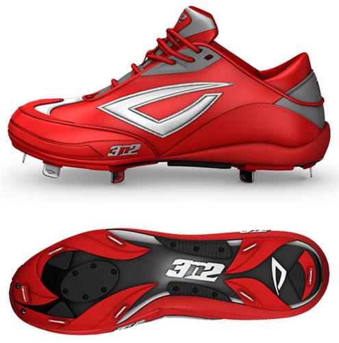 Accelerate Metal Fastpitch Cleats Pitching Toe Red