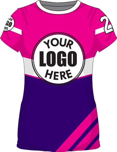 Sublimated Womens/Girls All-Sport Jersey - Custom "Spirit" Cool Performance Crew