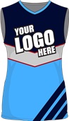 Womens/Girls Sublimated Basketball Jersey - Custom "Spirit" Cool Performance Tank