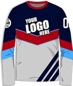 Custom Shooting Shirt - Sublimated "Spirit" Long-Sleeve Unisex Crew Tee