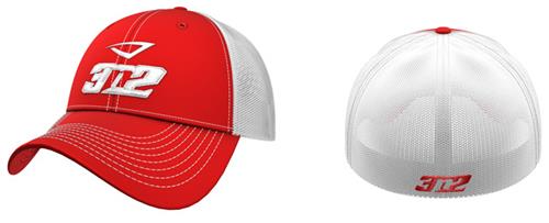 3n2 Flex Fit Classic Trucker Baseball Cap Red