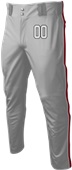 Sublimated Open Bottom Baseball Pant - Double Stripe