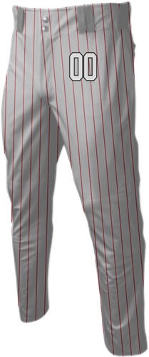 Sublimated Open Bottom Baseball Pant - Pinstripe