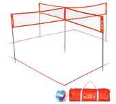 GoSports Slam X 4-Way Volleyball Game Set VB-SLAMX-02 (14 FT)