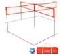 GoSports Slam X 4-Way Volleyball Game Set VB-SLAMX-02 (14 FT)