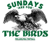 Epic Adult/Youth Sundays Are For The Birds Eagles Philly Cotton Graphic T-Shirts