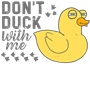 Epic Don't Duck With Me Side Eye Long Sleeve Cotton Graphic T-Shirts