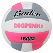 Baden Lexum Dig Pink Microfiber Volleyball NON NFHS (VX450C-NS-8102)