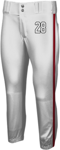 Sublimated Mid-Calf Softball Knickers - Double Stripe