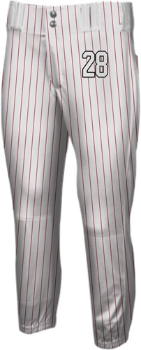 Sublimated Mid-Calf Softball Knickers - Pinstripe