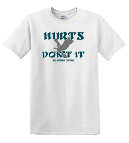 Epic Adult/Youth Hurts Don't It Eagles Football Big Game Cotton Graphic T-Shirts. Free shipping.  Some exclusions apply.
