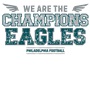 Epic Adult/Youth The Champions Eagles Football Big Game Cotton Graphic T-Shirts