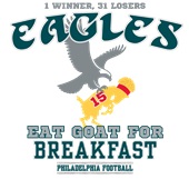 Epic Adult/Youth Eagles Eat Goat For Breakfast Philly Cotton Graphic T-Shirts