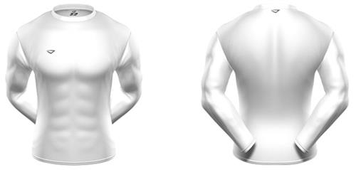 3n2 KZONE Warm Long Sleeve Shirt Tight Fit White