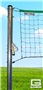 Gared SideOut 3-1/2" O.D. Steel Round Posts Outdoor Volleyball System ODVB35