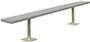 Gared Spectator 21' Surface Mount Bench Without Back BE21SM