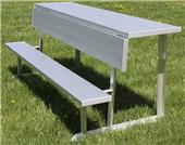 Gared Spectator 15' Portable Bench with Shelf BE15PTWS