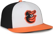 Outdoor Cap MLB-450 High Crown Flat Visor Home Cap Baltimore Orioles 1BAH