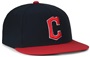 Outdoor Cap MLB-450 High Crown Flat Visor Home Cap Cleveland Guardians 1CGH
