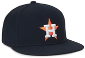 Outdoor Cap MLB-450 High Crown Flat Visor Home Cap Houston Astros 1HOH