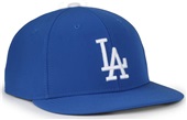 Outdoor Cap MLB-450 High Crown Flat Visor Home Cap Los Angeles Dodgers 1LAH