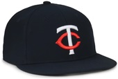 Outdoor Cap MLB-450 High Crown Flat Visor Home Cap Minnesota Twins 1MNH