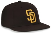 Outdoor Cap MLB-450 High Crown Flat Visor Home Cap San Diego Padres 1SDH