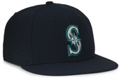 Outdoor Cap MLB-450 High Crown Flat Visor Home Cap Seattle Mariners 1SEH