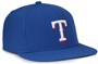 Outdoor Cap MLB-450 High Crown Flat Visor Home Cap Texas Rangers 1TXH