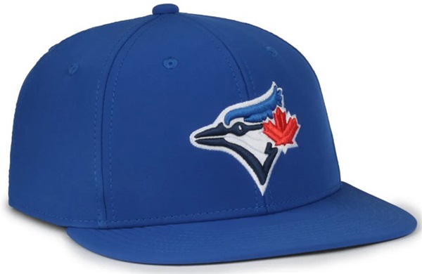 Outdoor Cap MLB-450 High Crown Flat Visor Home Cap Toronto Blue Jays ...