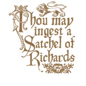 Epic Adult/Youth Thou May Ingest a Satchel of Richards Cotton Graphic T-Shirts