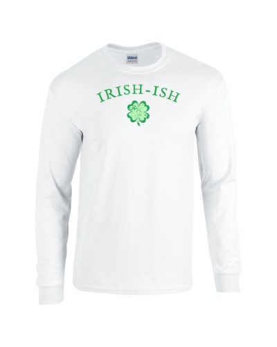 Epic Irish-ish Funny Saint Patrick's Day Long Sleeve Cotton Graphic T-Shirts. Free shipping.  Some exclusions apply.