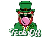 Epic Adult/Youth Feck Off Leprechaun St. Patrick's Day Cotton Graphic T-Shirts